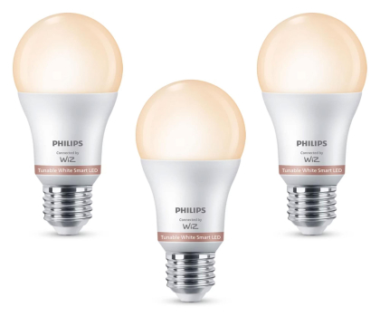 Inteligentne oświetlenie Philips Hue 3x Smart Żarówka E27 LED Tunnable White 60W A60 8720169210394